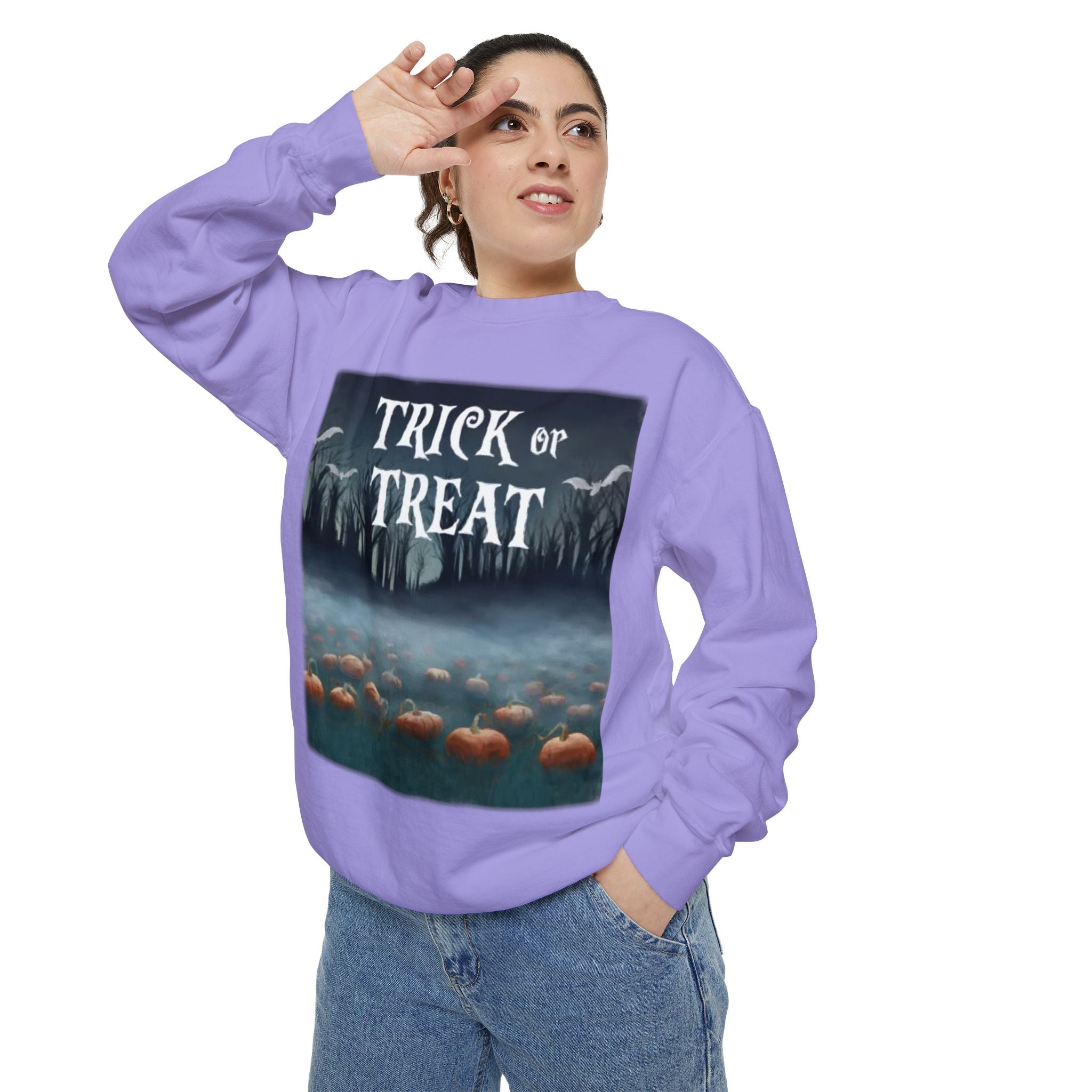 Trick or Treat | Unisex Garment-Dyed Sweatshirt